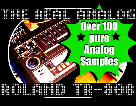 Product picture THE REAL ANALOG ROLAND TR 808 DRUM MACHINE SAMPLES