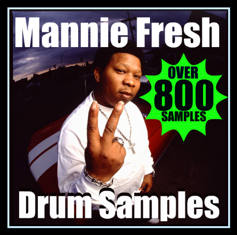 Product picture 800 MANNIE FRESH DRUM SAMPLES